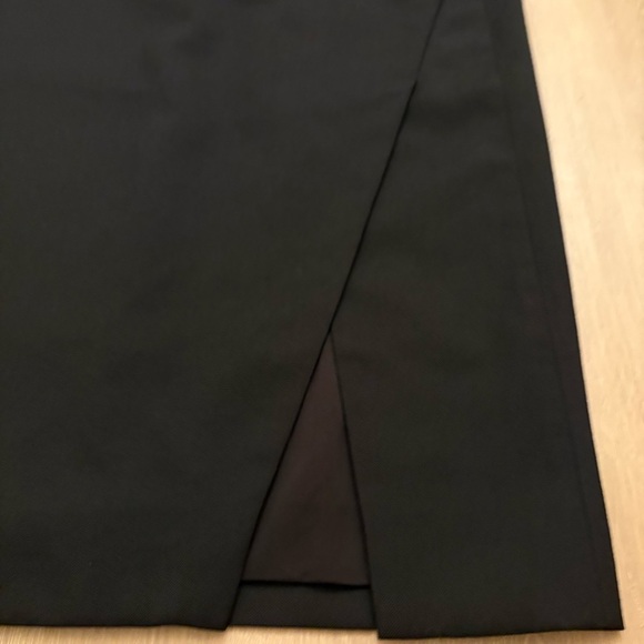 Garnet Hill Black Wool Pencil Skirt Womens 30” Waist Size 6 - Picture 2 of 8